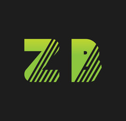 zb initial green with strip