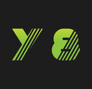 y8 initial green with strip