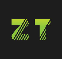 zt initial green with strip