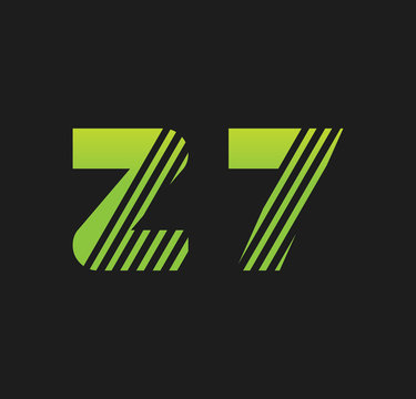 z7 initial green with strip