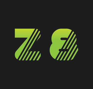 z8 initial green with strip