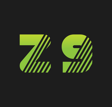z9 initial green with strip