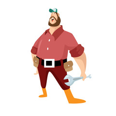 Plumber Vector Illustration