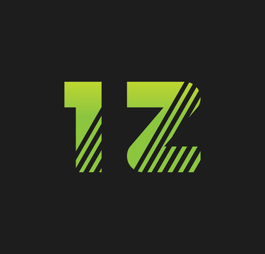 1z initial green with strip