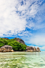 Tropical beach. The Seychelles