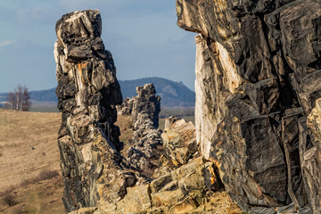 Teufelsmauer Harz bei Weddersleben Thale