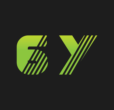 6y initial green with strip