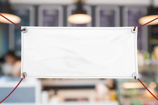 blank vinyl banner