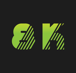 8k initial green with strip