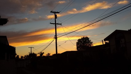 California sunset