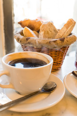 breakfast in the cafe