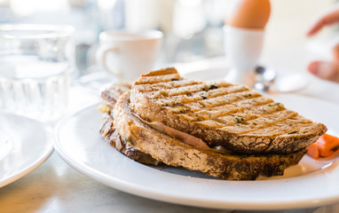 breakfast in the cafe