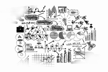 Ideas for success achieving . Mixed media