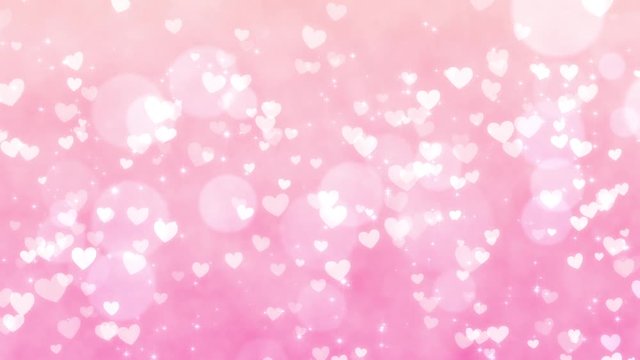 heart background / loop footage for VJ / wedding