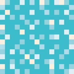 Seamless vector background with pixels. Print. Cloth design, wallpaper.