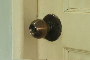 stainless steel round ball door knob close 