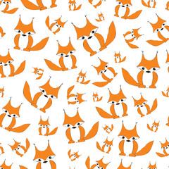 Background simple cute cartoon abstract stylized animal squirrel for children