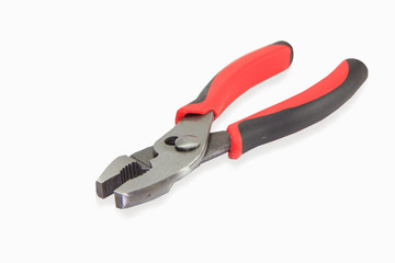 pliers on white background