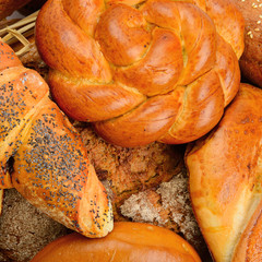 background baked goods and pastry products