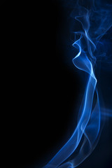 Obraz premium blue smoke background