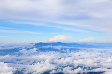 Clouds above Kundasang town, Sabah Borneo
