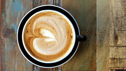 Coffee in black Cup Desing 2