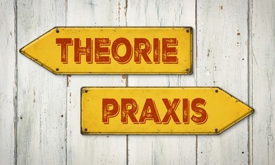 Wegweiser - Theorie oder Praxis