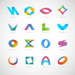 Abstract business logos