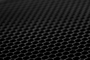 Black background of circle pattern texture