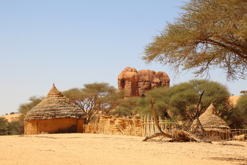 Ennedi - Dorfleben