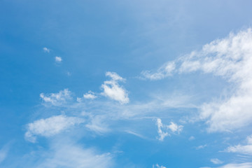 blue sky with cloud