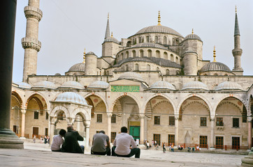 Sultan Ahmed Mosque in Istanbul. Turkey