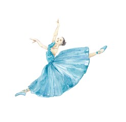 watercolor ballerina - 116309205