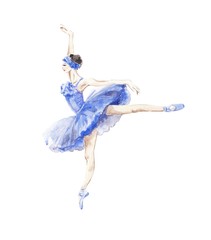 watercolor ballerina - 116309209