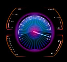 Fototapeta premium Speedometer