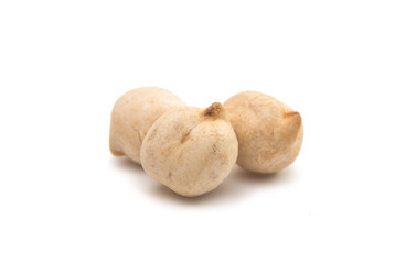 White chickpeas isolated