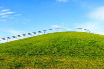 Stave Hill and the viewing platform in London, UK