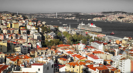 Istanbul the capital of Turkey, eastern tourist city.