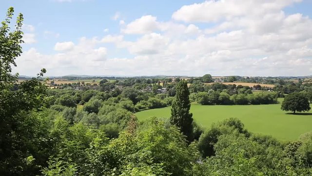 Countryside scene Ross-on-Wye Herefordshire England uk Wye Valley edge of Forest of Dean