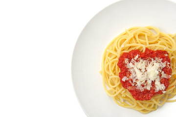 Spaghetti pomodoro e parmigiano