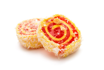 Turkish delight isolated