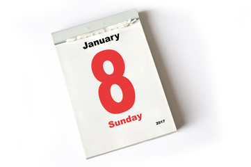 8. January 2017
