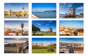 Carte postale de Lisbonne, Portugal