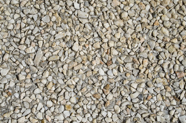 Mosaic from small pebble closeup