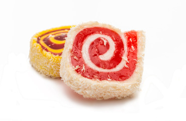 Turkish delight isolated