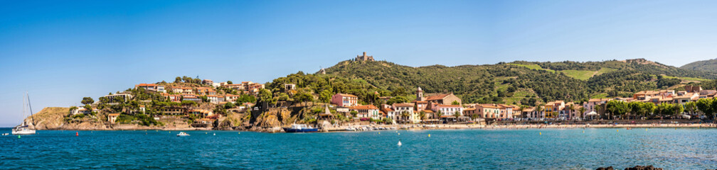 Fototapeta na wymiar Panorama von Collioure