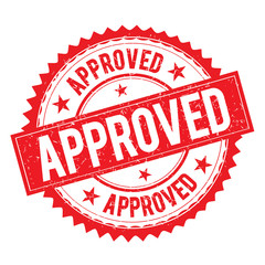 Approved Stamp Icon Sign