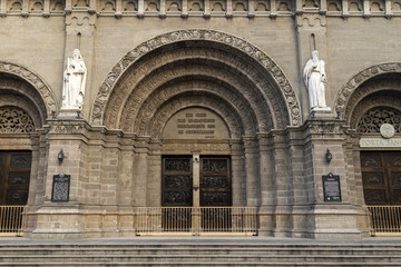 Entrance to Manila Cathedral, Philippines