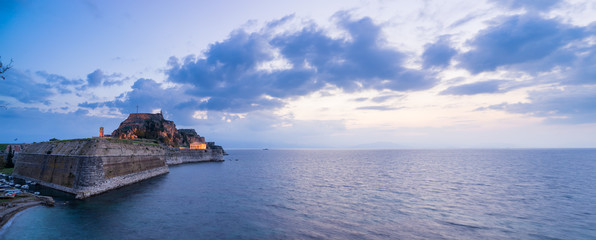 Obraz premium Old fortress of Corfu island Greece