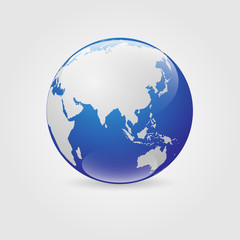 World map set. Vector illustration.